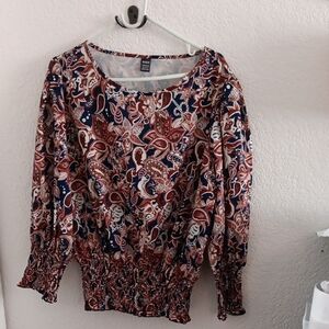 Elegant Paisley Women's Blouse